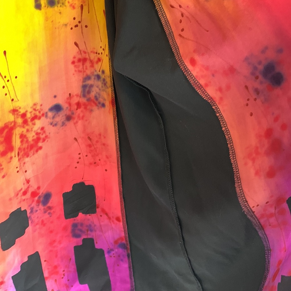 Silk Kimono Multi Colored Size Large - Picture 6 of 6